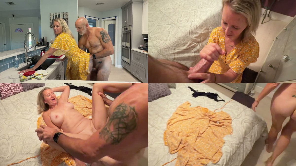 [CougarDarla] My Secret Lover gives me my biggest facial ever