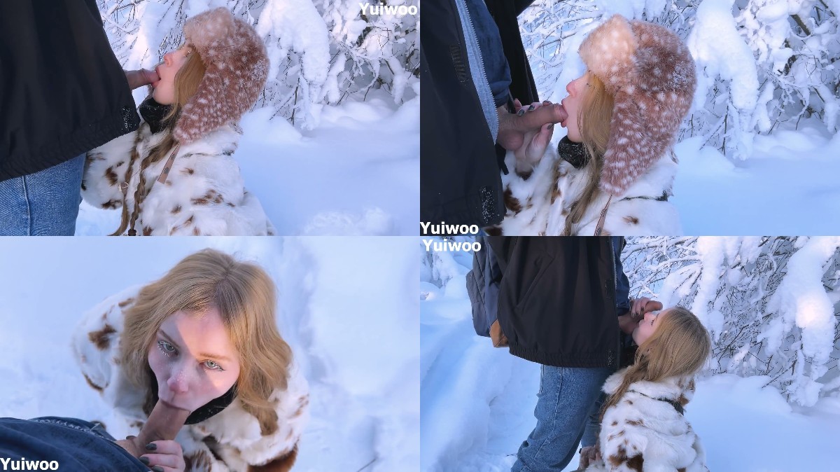 Yuiwoo – Its Very Cold But The Cute Russian Girl Wants Ice Cream In Her Mouth