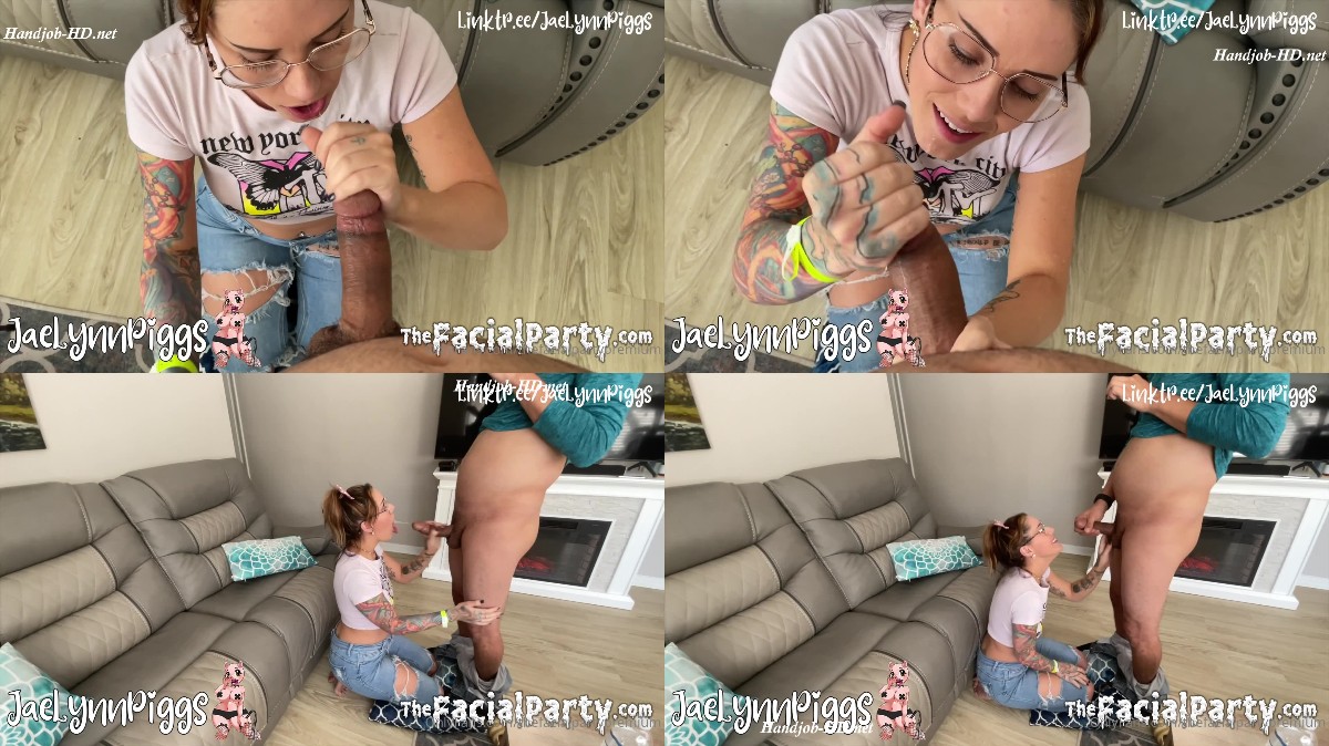 JaeLynn Piggs First Ever Cum Walk!!! – The Facial Party – HandJob