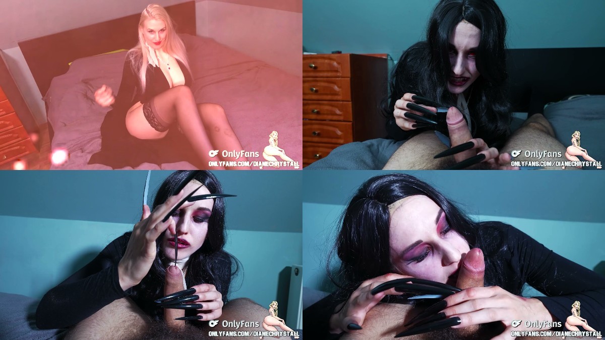 Diane Chrystall – Vampire Queen Double Transformation Breast Expansion Claws Urethra Insertation