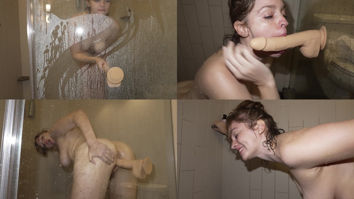 Mary Moody – Hotel Shower Dildo Fuck Solo
