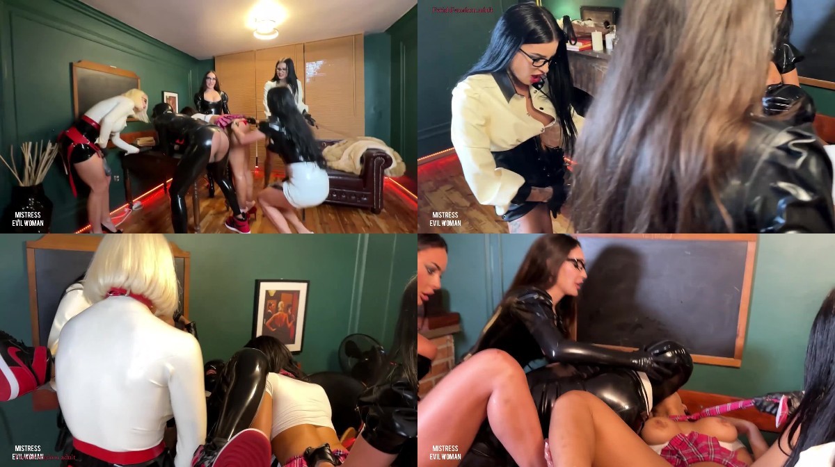 LoyalFans Evil Woman, Mistress Mika, Rebbeca More, Alexxavonhell and Jasmine Lotus – Peg