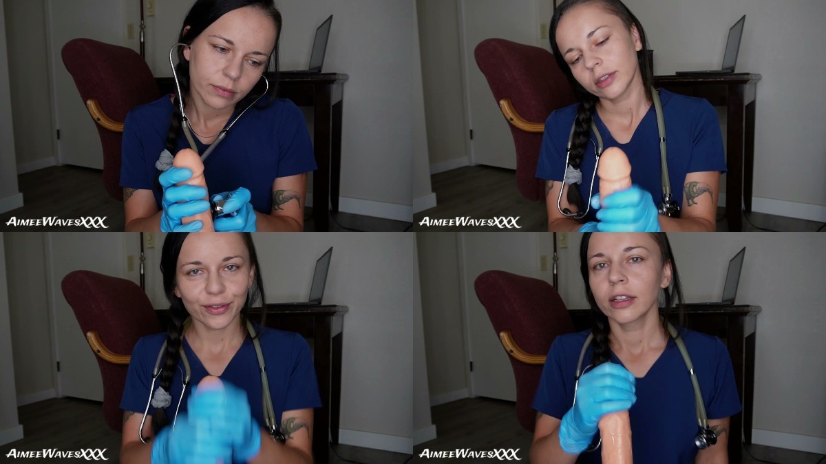 AimeeWavesXXX Nurse-Aimee-Relieves-Your-Swollen-Balls