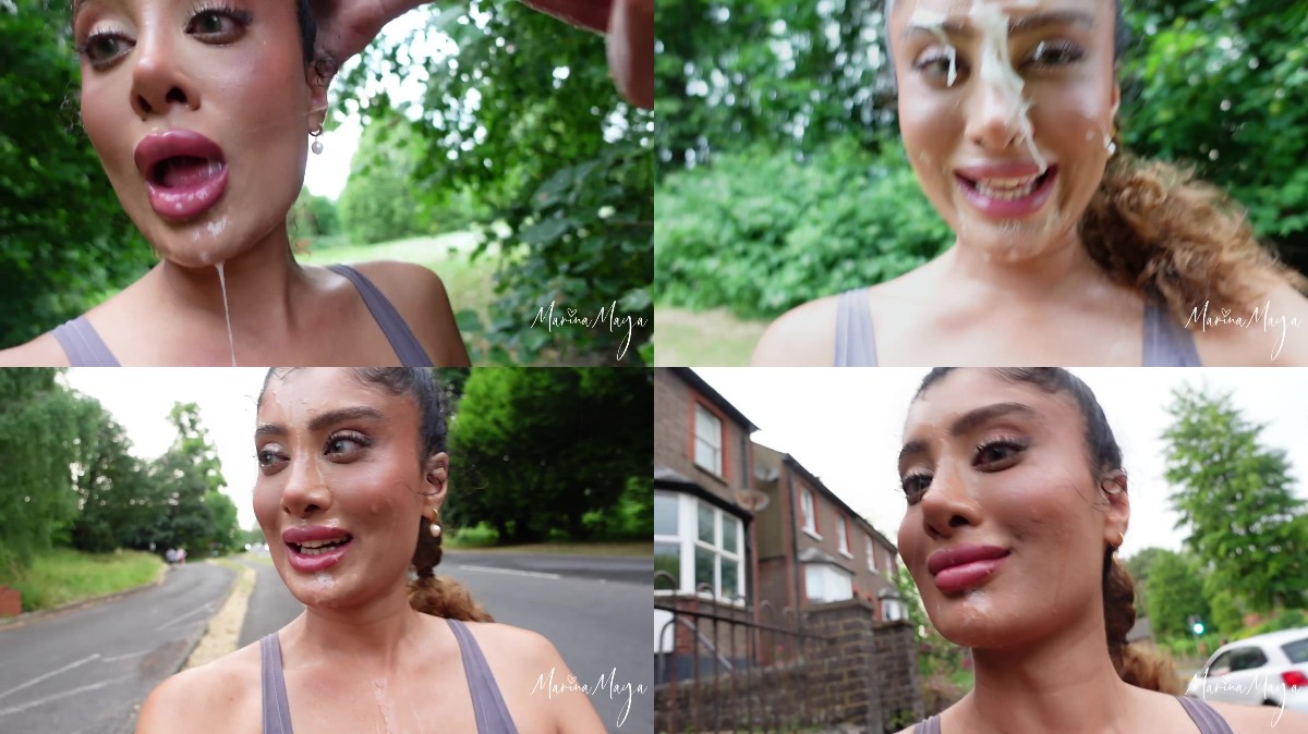 Marina Maya – POV Public Cum Walk and Outdoor Blowjob