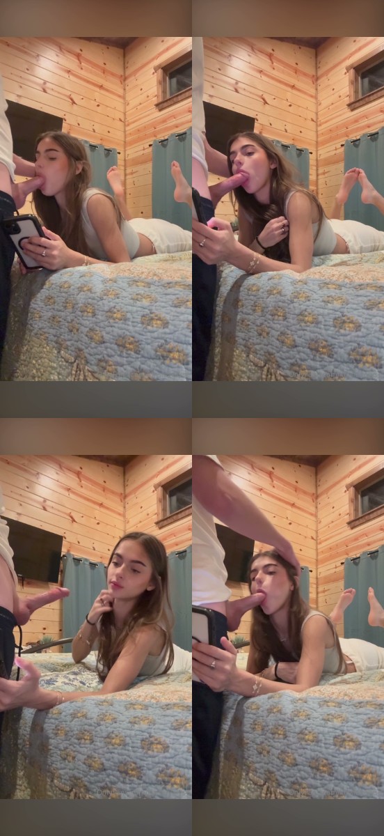 [KinsleyWyatt] Teen gets cock + facial