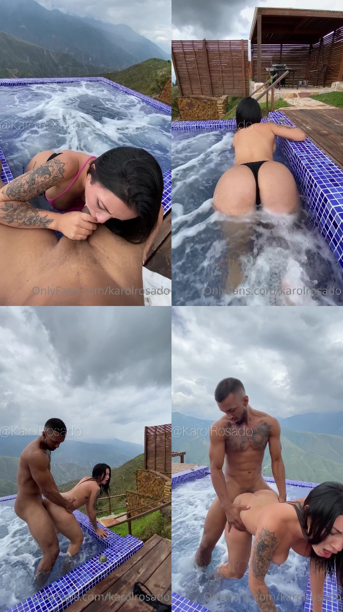 Karol Rosado – Jacuzzi sextape