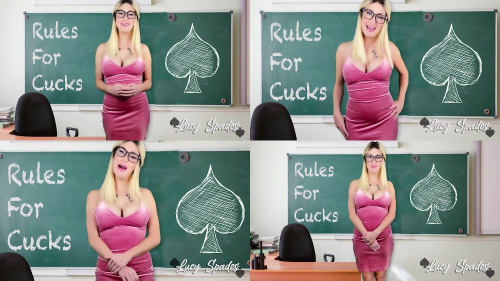 Lucy Spades – RULES FOR CUCKS – Pussy Denial